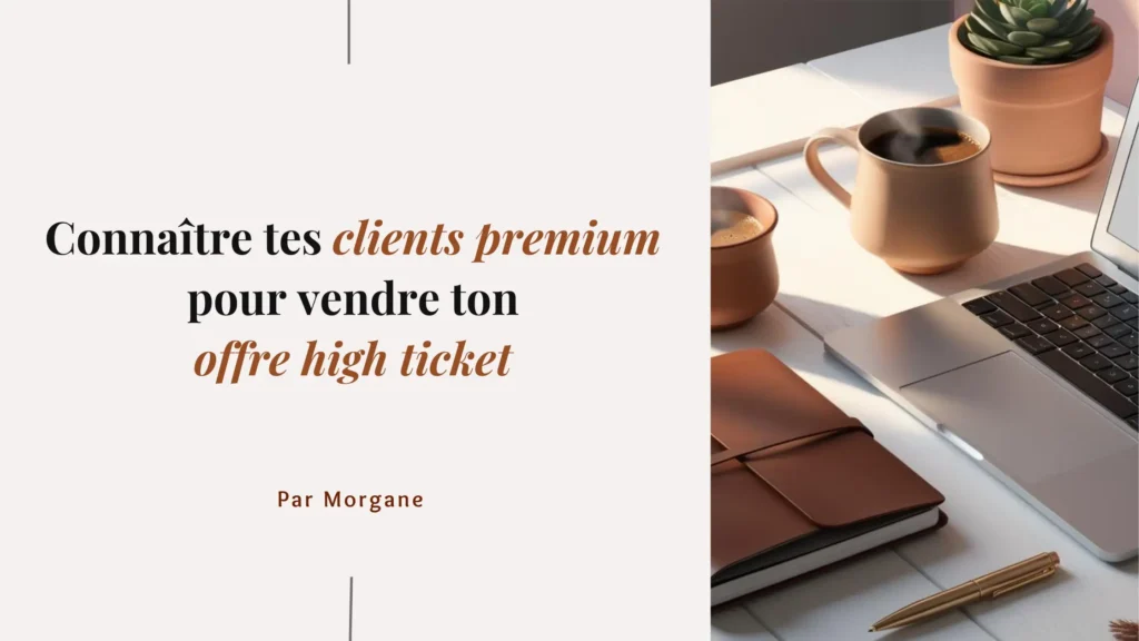 Connaître ses clients premium pour une vente d'offre high ticket - blog de copywriting et marketing durable par Morgane Connaître ses clients premium pour une vente d'offre high ticket - blog de copywriting et marketing durable par Morgane